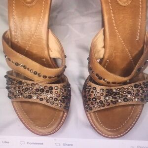 Nina Tan Studded Heels